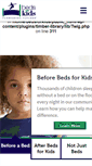 Mobile Screenshot of bedsforkids.org